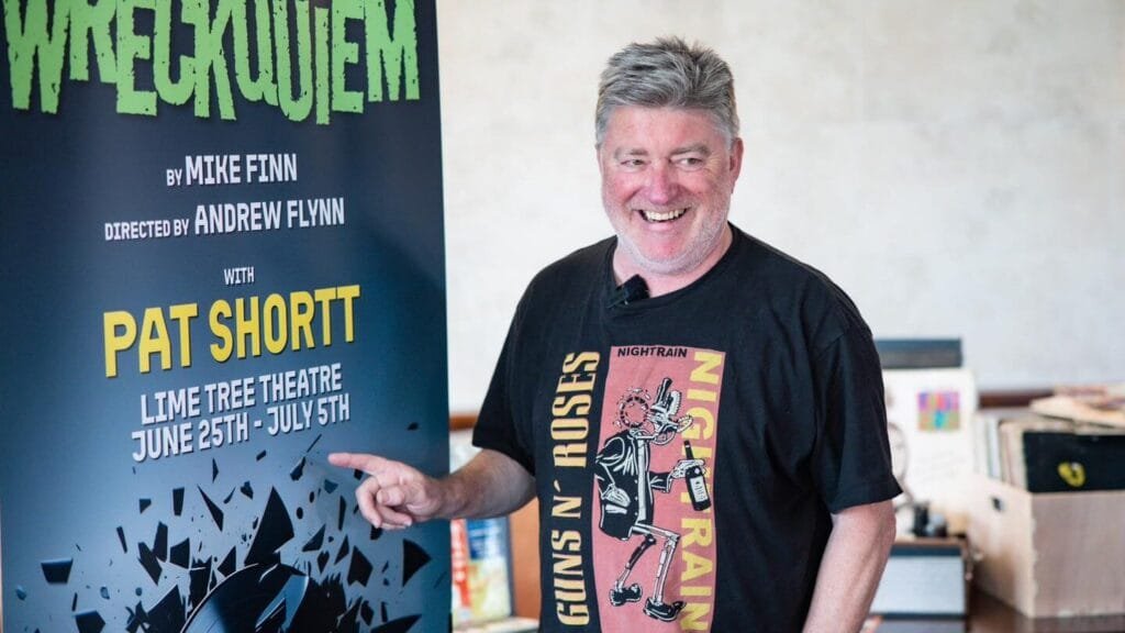 Pat Shortt launching Wreckquiem