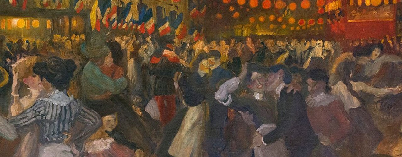 bal du 14 Juillet, by Alexandre Theophile Steinlen